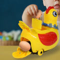 Kids Cartoon Electric Hen Laying Eggs Walking Toy Music Interactive Educational Toys For Boys Girls Birthday Christmas Gift Leima.