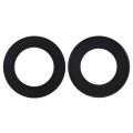 2 Pcs Black Camera Filter Lens Step Up Ring Adapter, 1 Pcs 49Mm-72Mm & 1 Pcs 49Mm-77Mm.