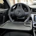 Car Desk Coffee Holder Laptop Computer Table Steering Wheel Universal Portable Eat Work Drink Seat Tray Goods Auto Accessories. 