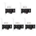 JOUYI 5X Add on Cards PCIE to M2 Adapter PCI Express 3.0 X1 to NVME SSD M2 PCIE Raiser Adapter Support 2230 2242 2260 M.2 SSD. 