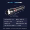 Outtobe Flashlight Multifunctional P50 Mini Torch Light White Laser Flashlight Super Bright Flashlight Waterproof Outdoor Torchlight Zoomable LED Flashlight Penlight.