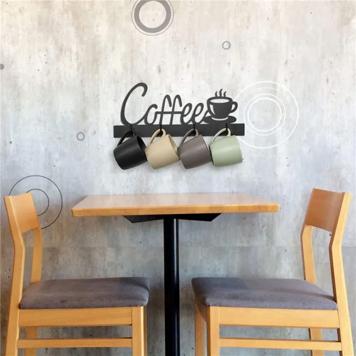 3X%20Coffee%20Mug%20Holder%20Wall%20Mounted,Coffee%20Bar%20Decor%20Sign,Coffee%20Cup%20Rack%20Holds,Coffee%20Sign%20Mug%20Hanger,Coffee%20Mug%20Rack%20-%20Image%208