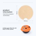 200X Disposible Paper Filter for Reusable Coffee Capsule Protect From Block Keep Capsule for Cleaning. 