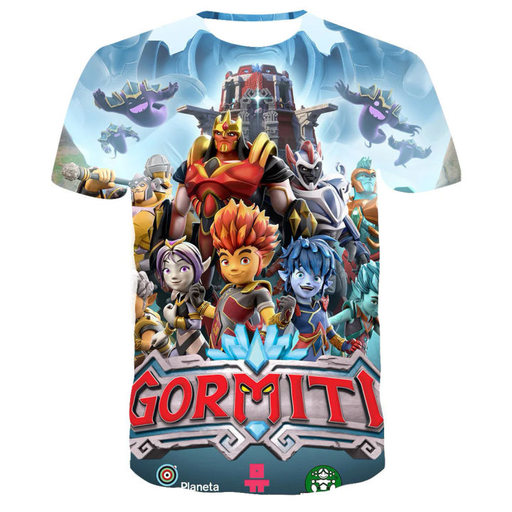 Game Gormiti T Shirt Kids Streetwear Short Sleeve Children's Tshirts Boys Girls Tops Men Women Clothing T-shirt