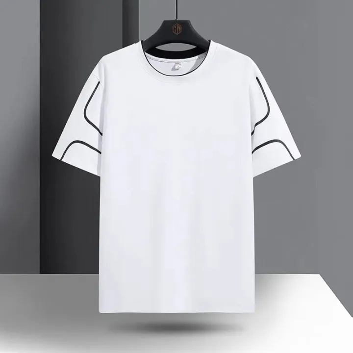 New%20Summer%20Short-Sleeved%20Men's%20Ice%20Silk%20Bottom%20Cold%20Round%20Neck%20Cover%20Breathable%20Quick%20Drying%20Casual%20T-Shirt%20Fashion%20Wear%20-%20Image%204