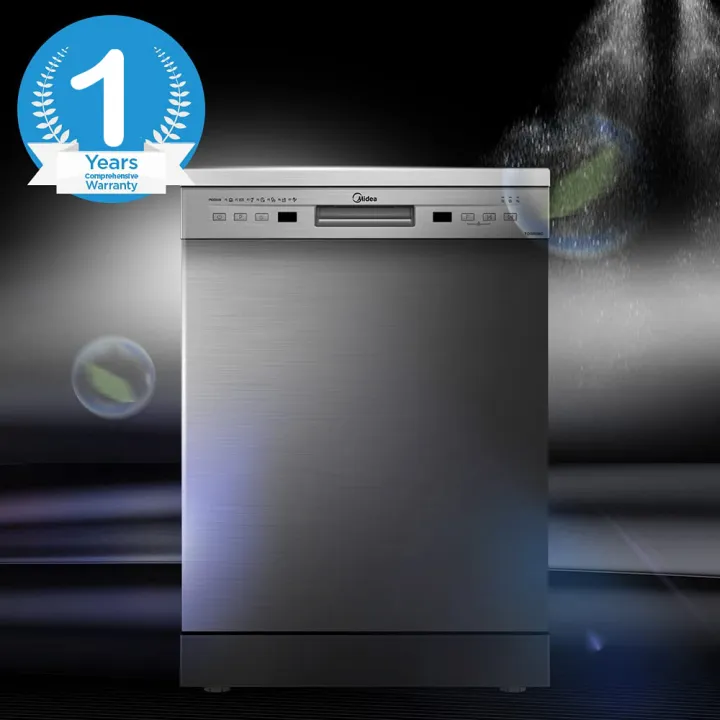 MIDEA%2013%20Place%20Setting%20Freestanding%20Dishwasher%20(WQP12-5201F,%20Silver,7%20wash%20program,%20Child%20Lock,%20Extra%20Dry%20&%20Intensive%2070%20degree%20wash,%20A++%20Energy%20Efficient%20-%20Image%204