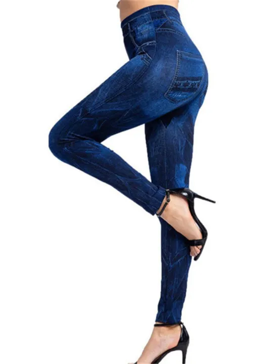 VISNXGI%20High%20Waist%20Leggings%20Women%20Gym%20Pants%20Hollow%20Out%20Workout%20Push%20Up%20Elastic%20Faux%20Denim%20Jeggings%20Fitness%20Side%20Lace%20Patchwork%20-%20Image%206