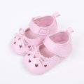 【7Rings Store】(New) baby shoes cute bowknot hollow baby girl shoes comfortable soft sole anti-slip first walkers shoes for newborn toddler infant. 