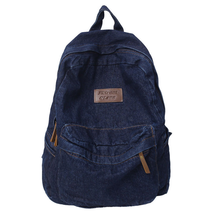 Japanese%20niche%20retro%20lazy%20style%20pendant%20backpack%20women's%20denim%20school%20bag%20casual%20college%20student%20class%20backpack%20-%20Image%205