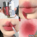 Owen James Small Silver Tube Lip Glaze Matte Mist Velvet Non-fade White Lipsticks Lip Stain Lip Gloss Delicate Not Dry Wholesale. 