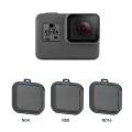 TELESIN CPL Polarizing Polarizer ND4 ND8 ND16 Filters Action Camera Lens Filter Set for GoPro Hero 5 Hero 6 Hero 7 ( Black). 