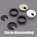 35mm 50mm 53mm 60mm 80mm 60/80mm Desk Table Plastic Cable Hole Cover PC Computer Desk Round Wire Tidy Grommet Cable Organizer.