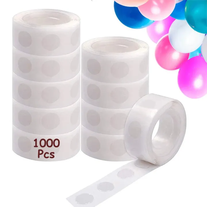 1/10%20Roll%20Double-sided%20Adhesive%20Dots%20Transparent%20Removable%20Balloon%20Adhesive%20Tape%20Glue%20For%20Diy%20Craft%20Wedding%20Birthday%20Party%20Decor%20-%20Image%202