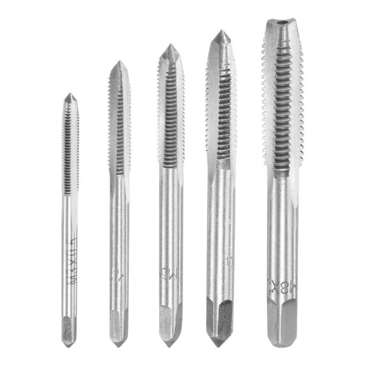 5pcs%20Durable%20M3%20M4%20M5%20M6%20M8%20Hand%20Threading%20Tap%20Set%20Straight%20Flutes%20Metric%20Thread%20Screw%20Taps%20High%20Speed%20Steel%20Uncoated%20-%20Image%209