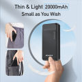 Awei P6K 20000mAh Dual USB Port Fast Charging Power Bank techexbd.