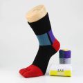 Sport 5 Finger Socks Man Compression Colorful Fitness Marathon Sweat-Absorbing Bike Badminton Tennis Toe Short Travel Socks. 