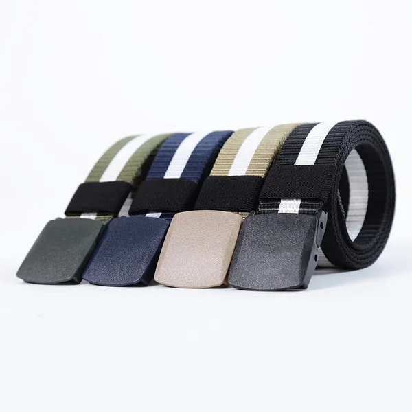 Men's%20Striped%20Canvas%20Belt%20with%20Lightweight%20Nylon%20and%20Hard%20Plastic%20Buckle%20%E2%80%93%20120cm%20Outdoor%20Sports%20and%20Leisure%20Belt.%20-%20Image%203