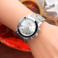 2021 Geneva Ladies Watch High Quality Stainless Steel Quartz Wrist Watch Geneva Watch Womens Rose Gold Watches Reloj Mujer Clock. 