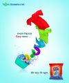 Keya Easy Wash Detergent Powder - 500gm. 