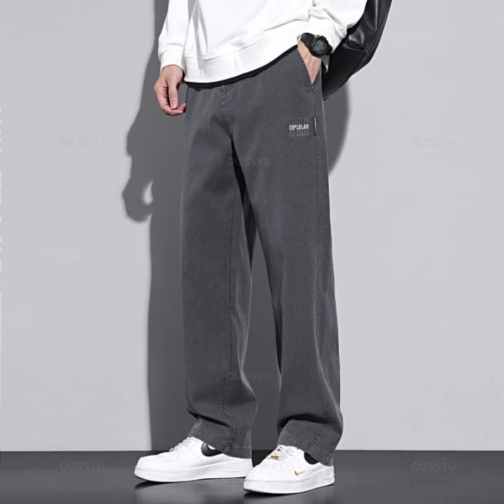 New%20Upgraded%20Soft%20Cosy%20Lyocell%20Fabric%20Men's%20Pants%20Baggy%20Straight%20Elastic%20Waist%20Thick%20Casual%20Wide%20Trousers%20Male%20Oversized%20M-5XL%20-%20Image%207