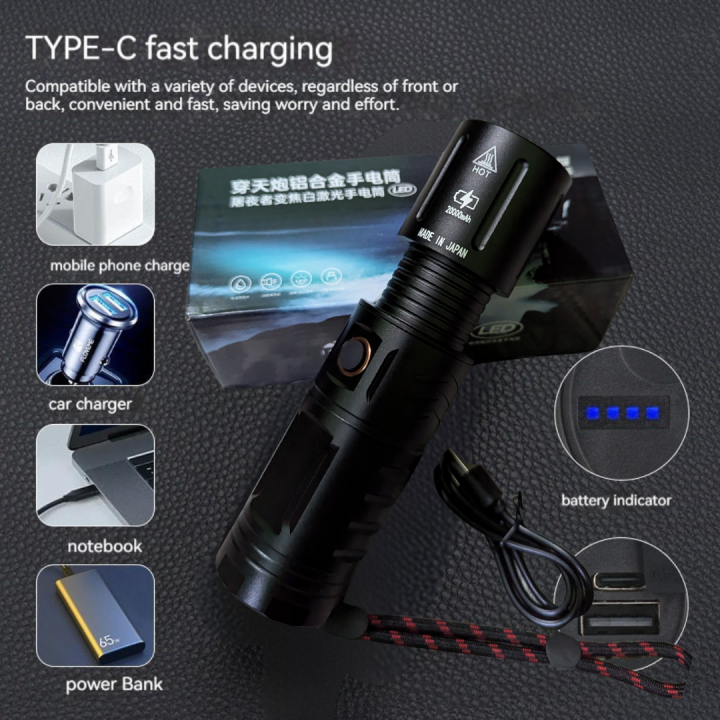 HIGH%20POWERED%20MULTI%20PURPOSE%20Zoomable%20Strong%20Light%20T40%20LED%20Flashlight%20USB%20Rechargeable%20Ultra-Bright%20Torch%20High%20Power%20Lantern%20Built-in%203*18650%20Lithium%20Batteries%20FLASHLIGHT%20-%20Image%203