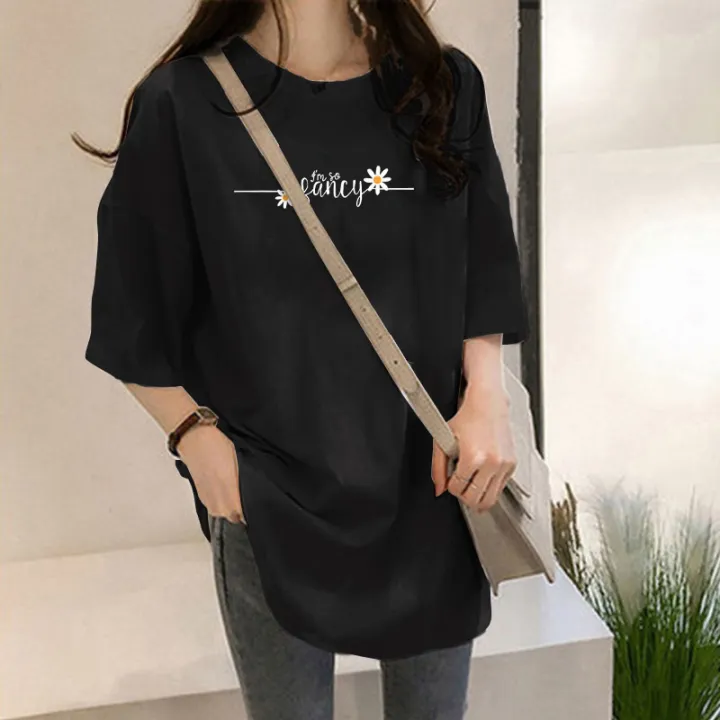 Lazy%20Solid%20Color%20T%20T-shirt%20Women's%20Summer%20Loose%20Mid-Length%20European%20Goods%20Large%20Green,%20Half-Sleeve%20T-shirt%20Bottom%20Disappear%20Clothes%20-%20Image%204