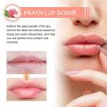 Peach Lip Scrub Exfoliating Lightening Fade Lip Lines Anti Dryness Removing Dead Skin Moisturizing Care Makeup Lip Care. 