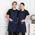 Cross border amazon shopee halterneck apron tie girdle kitchen home restaurant overalls apron wholesale.