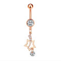 PantiesPantiesHeart Dangled Belly Button Rings Belly Piercing Ombligo Stainless Steel Navel Barbell Planet Moon Navel Piercings for Women. 