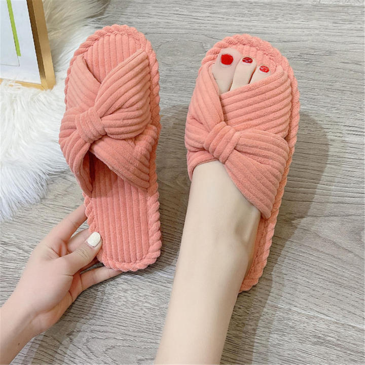 Slippers%20Women%20Memory%20Foam%20House%20Bedroom%20Corduroy%20-%20Image%208
