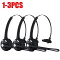 1/2/3 Pcs Bluetooth 5.0 Headset Wireless Truck Driver Headphones Hands-free Call Headset with Mic for Call Center Office. 