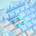 MageGee 75% Mechanical Gaming Keyboard with Blue Switch, LED Blue Backlit Keyboard, 87 Keys Compact TKL Wired Computer Keyboard. 