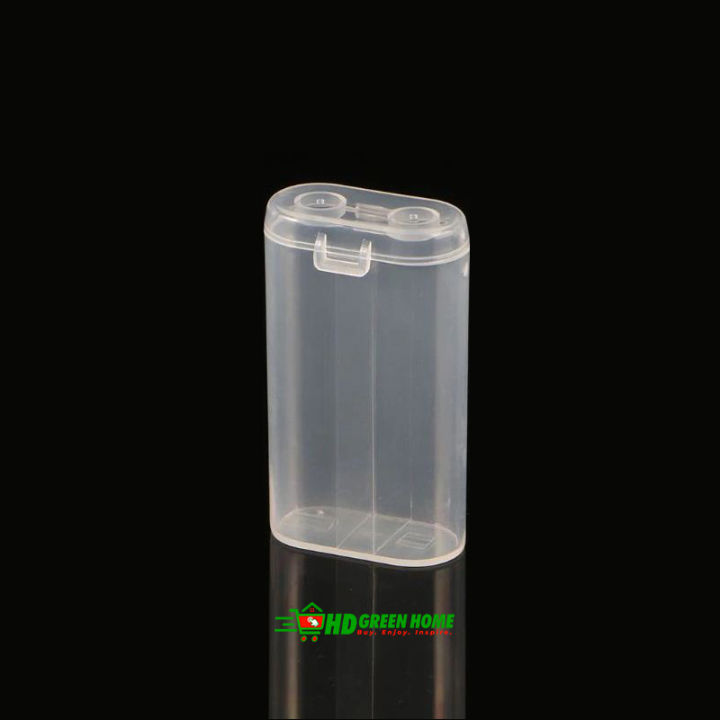 Plastic Tube 2-Section 18650 Battery Box Lithium Battery Holder Storage Box Case
