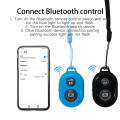 Mobile phone Bluetooth self-timer remote controller Available for Android /IOS version Wireless remote control bluetooth self-timer. 