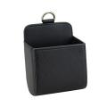 Car Storage Bag Hanging Storage Box PU Leather Storage Box Car Sundries Box Auto Vent Outlet Trash Interior Accessories.