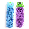 MICROFIBER HAND TOWEL WITH CARTOON HEAD.
