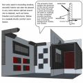 4 Pcs Acoustic Panels Studio Acoustic Soundproof Foam Sound Bass Trap Corner Sound Panels Wedges 12x12x48cm. 