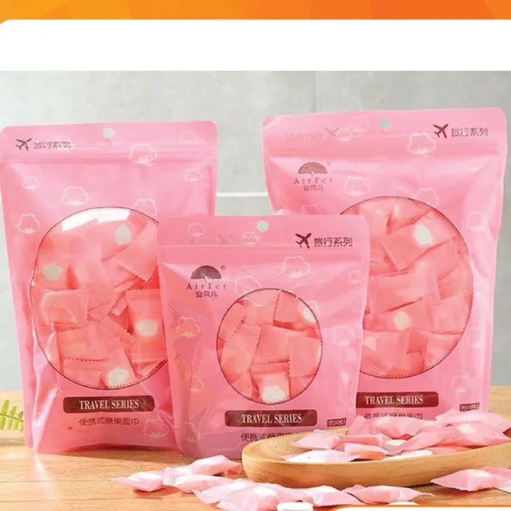 Candy%20size%20compressed%20towel%20detachable%20candy%20cotton%20cleaning%20tower%20Little%20Square%20towel%20portable%20hotel%20bath%20products%20-%20Image%202