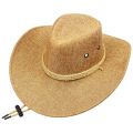 Sun Hat Men's Summer Outdoor High-End Sun Protection Hat Big Brim Trend Western Cowboy Hat Fishing Beach Straw Hat. 