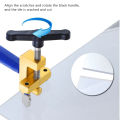 2 in 1 Glass Cutter Tool Durable Roller Cutter Multifunction Hand Tool Simple Fidelity design. 
