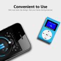 Mini portable MP3 music player metal clip MP3 player - black. 