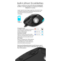 Trackball Bluetooth Ergonomic Mouse 2.4G RGB Rechargeable Rollerball Mice Compatible with PC. 