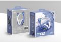 New STN-28 Cat Ear Over-Ear Bluetooth Headset Flashing Luminous 5.0 Wireless Sports Leisure Card Folding. 