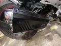Silencer Cover for sizuki gixxer All Version Motorcycle -Black. 