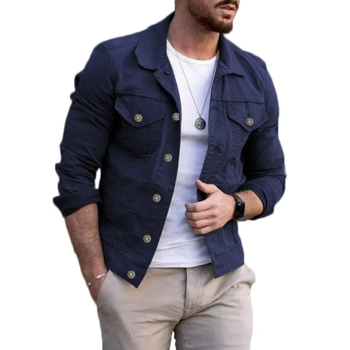 Men's%20Jacket%202023%20New%20Mens%20Denim%20Jacket%20Slim%20Fit%20Fashion%20Casual%20Pocket%20Jacket%20Coat%20Men%20Handsome%20Spring%20Autumn%20Classic%20Red%20Coat%20-%20Image%205