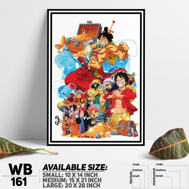 Refined Taste - One Piece Anime Manga series Wall Canvas Wall Decoration Poster For Wall - WB161 - Stickyfy - Durabilty Assured