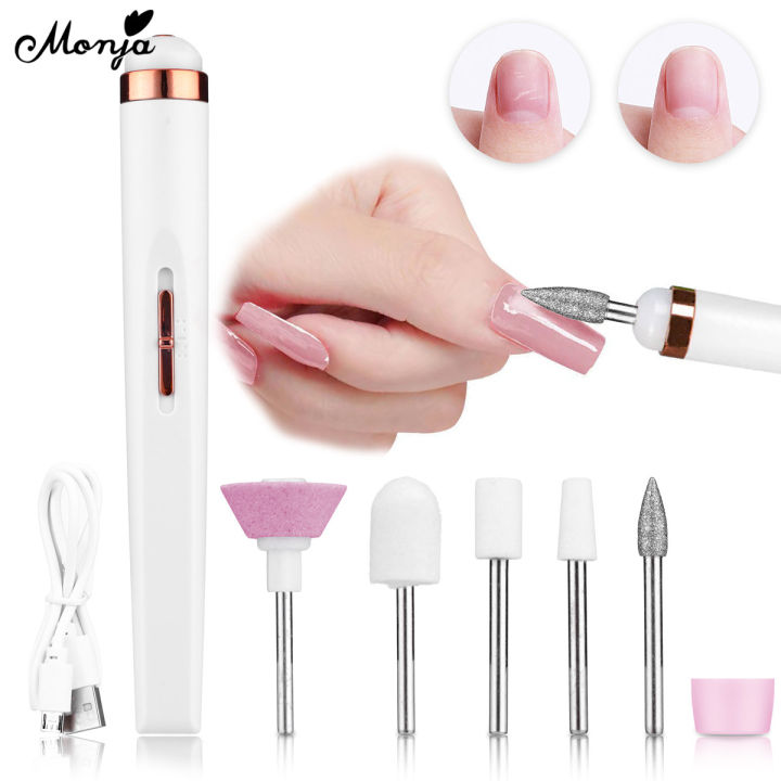 Monja%20Nail%20Art%20Drill%20Machine%20White%20and%20Lightpink%202W%EF%BC%8C%20Rosegold-5W%EF%BC%8CUSB%20Electric%20Acrylic%20False%20Nails%20Tips%20Grinder%20Cuticle%20Softener%20Sanding%20Grit%20Polishing%20Sander%20Bits%20Set%20Manicure%20Pedicure%20Care%20Portable%20Tools%20Devices%20-%20Image%207