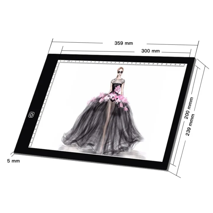 (Ready%20Now)A4%20Size%20LED%20Three%20Level%20of%20Brightness%20Dimmable%20Acrylic%20Copy%20Boards%20for%20Anime%20Sketch%20Drawing%20Sketchpad%20-%20Image%207