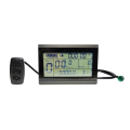 1 PCS Ebike 24V 36V 48V 72V KT LCD3 LCD Display Black Metal+Plastic Electric Bicycle Smart Meter.