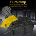 Car Wheel Driveway Ramps Portable Lightweight Car Curb Ramps Heavy Duty Plastic Threshold Ramp Kit For Car Trailer Truck Bike. 